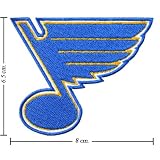 St Louis Blues Logo Embroidered Iron on Patches From Thailand