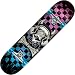 Speed Demons Skull Checker Mid Complete Skateboard (7.3-Inch)