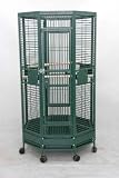 Corner Deluxe Large Octagon Bird Cage 36'' x 36''