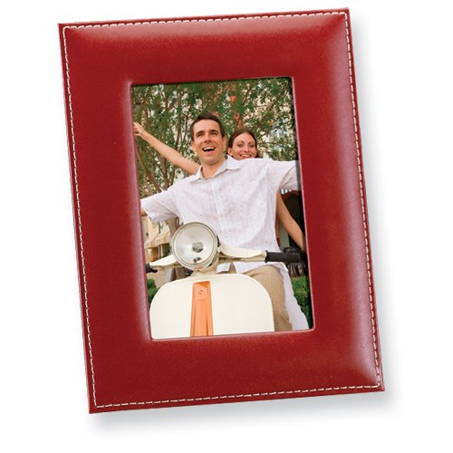 Red Leather 5x7 Photo Frame