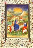 Masters of the Maréchal de Boucicaut (Heures de Maréchal de
Boucicaut (book of hours), Scene: Flight to Egypt) - 13