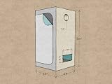 51InWcavH5L. SL160  NEW 24x24x55 Grow Tent 100% Reflective Mylar Hydroponics Grow Room, Non Toxic Hydro Dark Room Box Hut, GGBWB614
