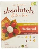 Save on Absolutely Gluten Free Toasted Onion Flatbread, 5.29-Ounce by Absolutely Gluten Free