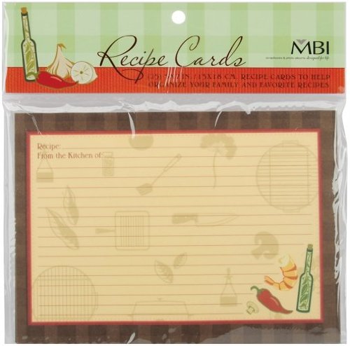 Mbi Family Recipes 5-Inch-by-7-Inch Additional Cards 25-Pack