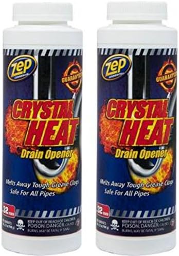 2x Zep Commercial 32-oz Drain Cleaner Crystals