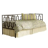 Fashion Bed Group Miami Coffee-Colored Metal Daybed with Link Spring