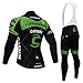 2014 Outdoor Sports Pro Team Men's Long Sleeve Cycling Jersey and Tights Set