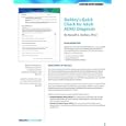 Barkley's Quick Check for Adult ADHD Diagnosis by Russell, M.D. Barkley