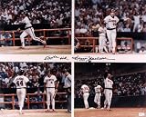 Reggie Jackson California Angels - 500 HR - Autographed 16x20 Photograph with 500th Homerun Inscription