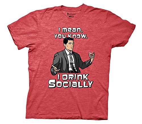 Ripple Junction Archer Social Drinker Adult T-shirt