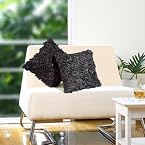 Eyda Black - Cushion Cover