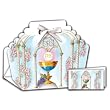 12 First Holy Communion Bombonieras with Thank You Cards in Spanish: Pre-Packaged, 4x4.5", Envelopes Included, Made in Italy!
