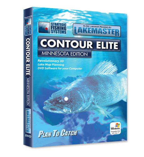 Lakemaster LPMNCES1 Contour Elite Mapping Software Minnesota