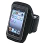 Black Adjustable Deluxe ArmBand / Sportband with Case for Apple iPod Touch / iPod Touch 2nd Generation
