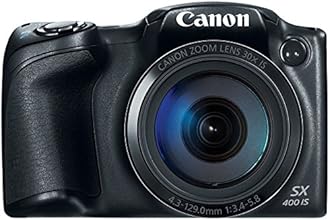 Canon PowerShot SX400 Digital Camera with 30x Optical Zoom (Black)