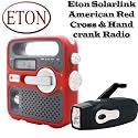 Eton ARCFR360R Solarlink American Red Cross Self-Powered AM/FM NOAA radio with Crank FL100 Flashlight