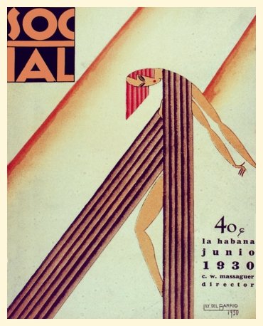 12x18 Cuban 1930 Deco poster