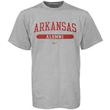 Nike Arkansas Razorbacks Ash Alumni T-shirt