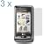 Durable Clear Reusable LCD Screen Protector -3 Packs for Verizon LG enV Touch VX11000 Cell Phone