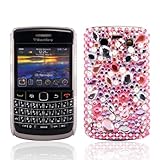 WalkNTalkOnline - Blackberry 9780 Bold Pink Gem Collage Handmade Crystal Ge ....