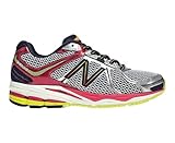 NEW BALANCE W880V2 Damen Laufschuhe, Silber/Rosa, 37 - Breite B
