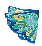 Fanciful Exotic Bird Wings, in Peacock