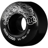 Mini-Logo S2 Wheels 52mm 101A Black (Set of 4)