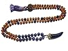 Wisdom Prayer Malabeads - Amethyst Stone Ajna Chakra Rudraksha Yoga Energy Beads 108+1