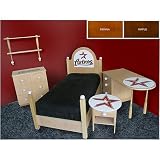Sports Furniture Houston Astros Complete Twin Set (Red Maple)