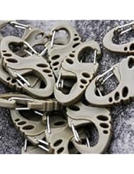 Sports: NEW-5 x Hollow-out Eight-character Shape Plastic Buckle Clasps(Random Colors) - ELCE Stock
