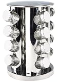PRESENTOIR A EPICES ET SES 16 POTS - Black & White