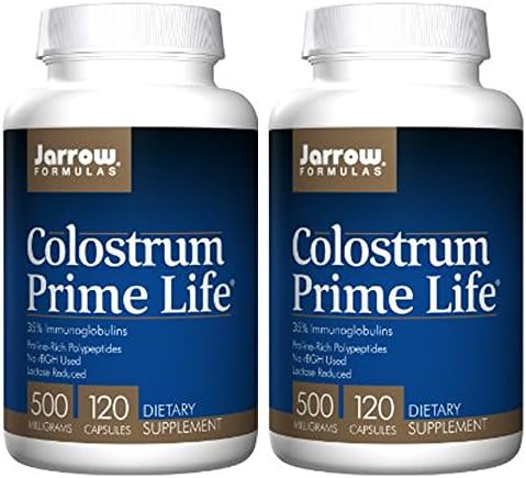 Jarrow Formulas Colostrum Prime Life, 500mg, 120 Capsules - TwinPak