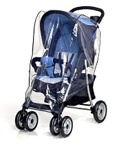 euret Regenschutz 3-in-1, für Kinderwagen, Sportwagen, Buggys