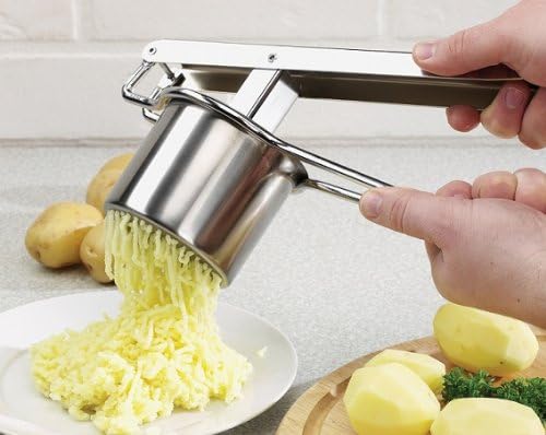 Stainless Steel Potato Ricer and Masher Press - Baby Food Strainer - Heavy Duty