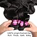 YAEONS Hair Brazilian Hair 3 Bundles Body Wave Grade 5A Unprocessed Virgin Human Hair Weave Extensions(18