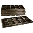 5 Black 10 Slot Watch Jewelry Travel Display Tray Inserts