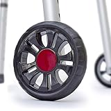 TREADZ/Sport Edition: Universal Walker Wheel Kit with FREE FlexFit Skis (Rockin Red)