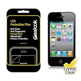 REALOOK Apple iPhone 4S / 4 Screen Protector, Crystal Clear (Front and Back)