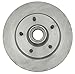 ACDelco Silver 18A87A (19287184) Non-Coated Front Disc Brake Rotor and Hub Assembly