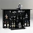 Home Styles Steamer Trunk Bar Wine Rack