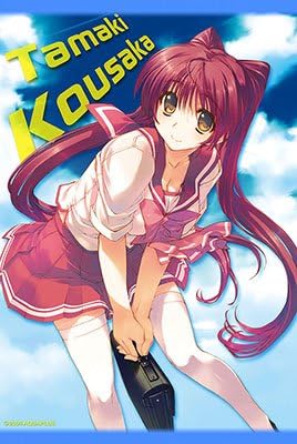 Japan Official ToHeart2 - Tamaki Kosaka Student School Uniform Ver. Character Long Wall Scroll Poster Table Cloth Home Decor Art To Heart 2 Axia