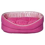 GLAM PET BED GLAM CORD/SATIN BED