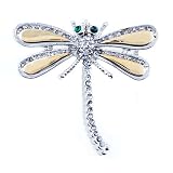 Pugster Yellow Wings Dragonfly Brooches And Pins
