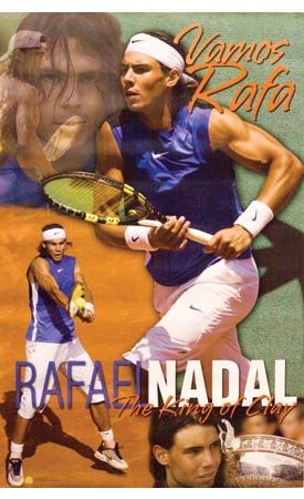 Rafael Nadal Ace Poster (1x), Posters, Gifts, Racquets Sports Accessories