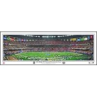 LSU Tigers 2008 Allstate BCS National Championship Game At The New Orleans Superdome Stadium Panoramic Print (you choose frame and mat color)