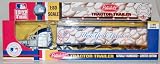 New York Yankees Flames Fleers/Upper Deck MLB Peterbilt Semi Truck/Tractor Trailer 1/80 Die Cast Model Limited Edition Serially Numbered