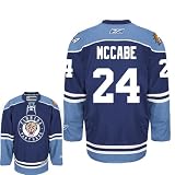 MCCABE #24 Florida Panthers RBK Premier Third NHL Hockey Jersey by Reebok (NHLPA Certified Custom Sewn Authentic Twill)