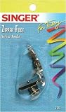 Singer? Vertical Needle Zipper Foot-For Low Shank