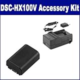 Sony DSC-HX100V Digital Camera Accessory Kit includes: SDM-109 Charger, SDN ....