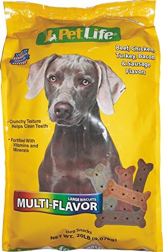 Pet Life Large Multi Flavored Dog Biscuits 20lb bag